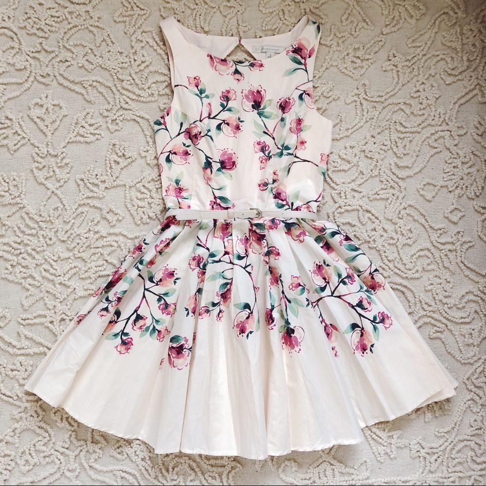 Pink Floral Dress